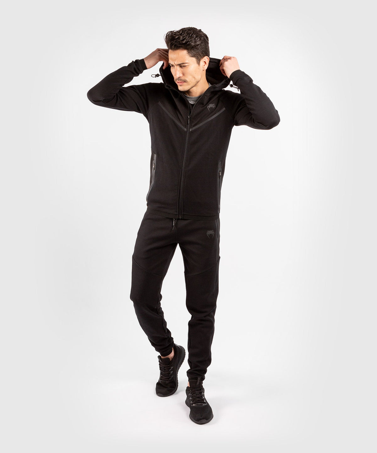 Venum Laser Evo 2.0 Hooded Sweatshirt - Black/Noir