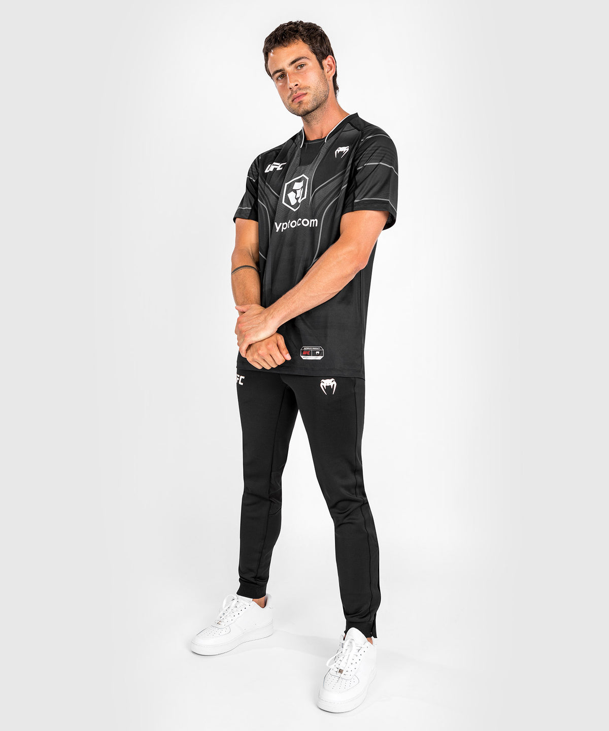 T-Shirt Technique Homme UFC Venum Authentic Fight Night 2.0 - Noir