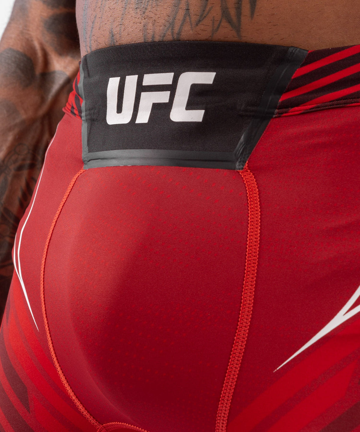 UFC Herren Kompressionsshorts Venum Authentic Fight Night - Long Cut - Rot