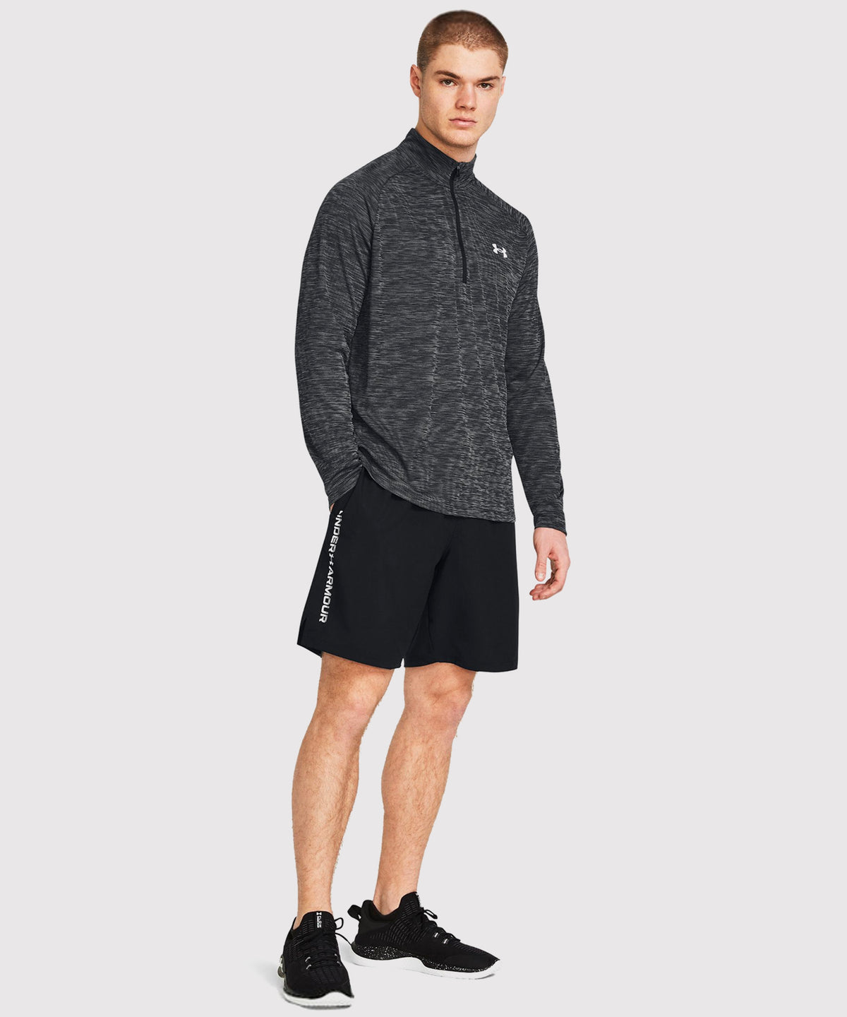 Under Armour Ua Woven Wordmark Shorts – Negro