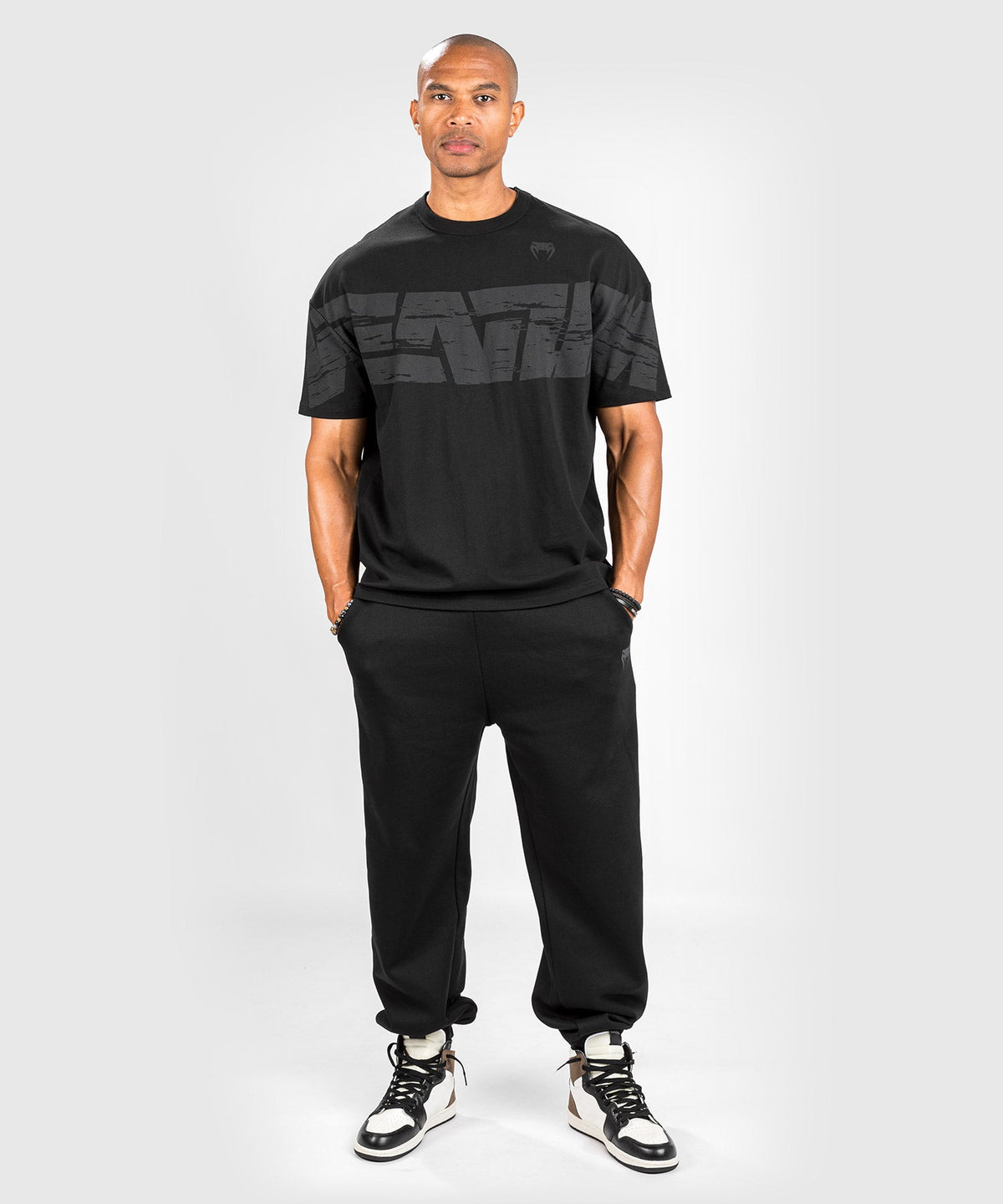 Venum Connect XL T-Shirt - Coupe Oversize - Noir