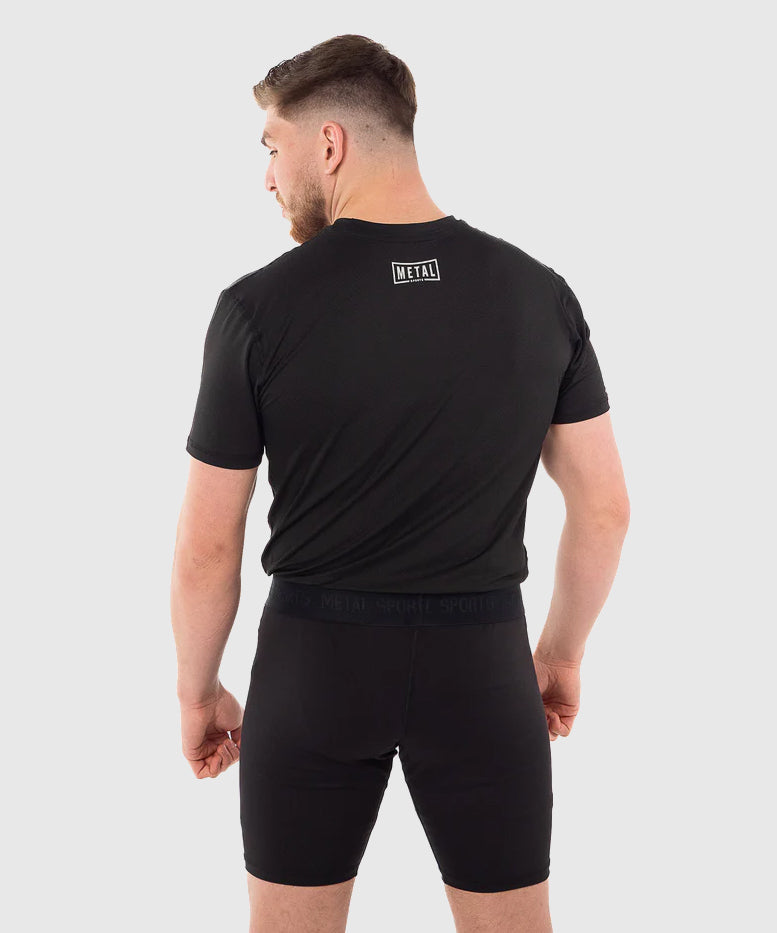 Metal Boxe Entrenamiento Metal Camiseta de Entrenamiento - Negro