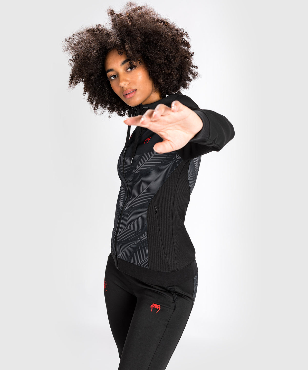 Venum Phantom Kapuzen-Sweatshirt - Für Frauen - Schwarz/Rot
