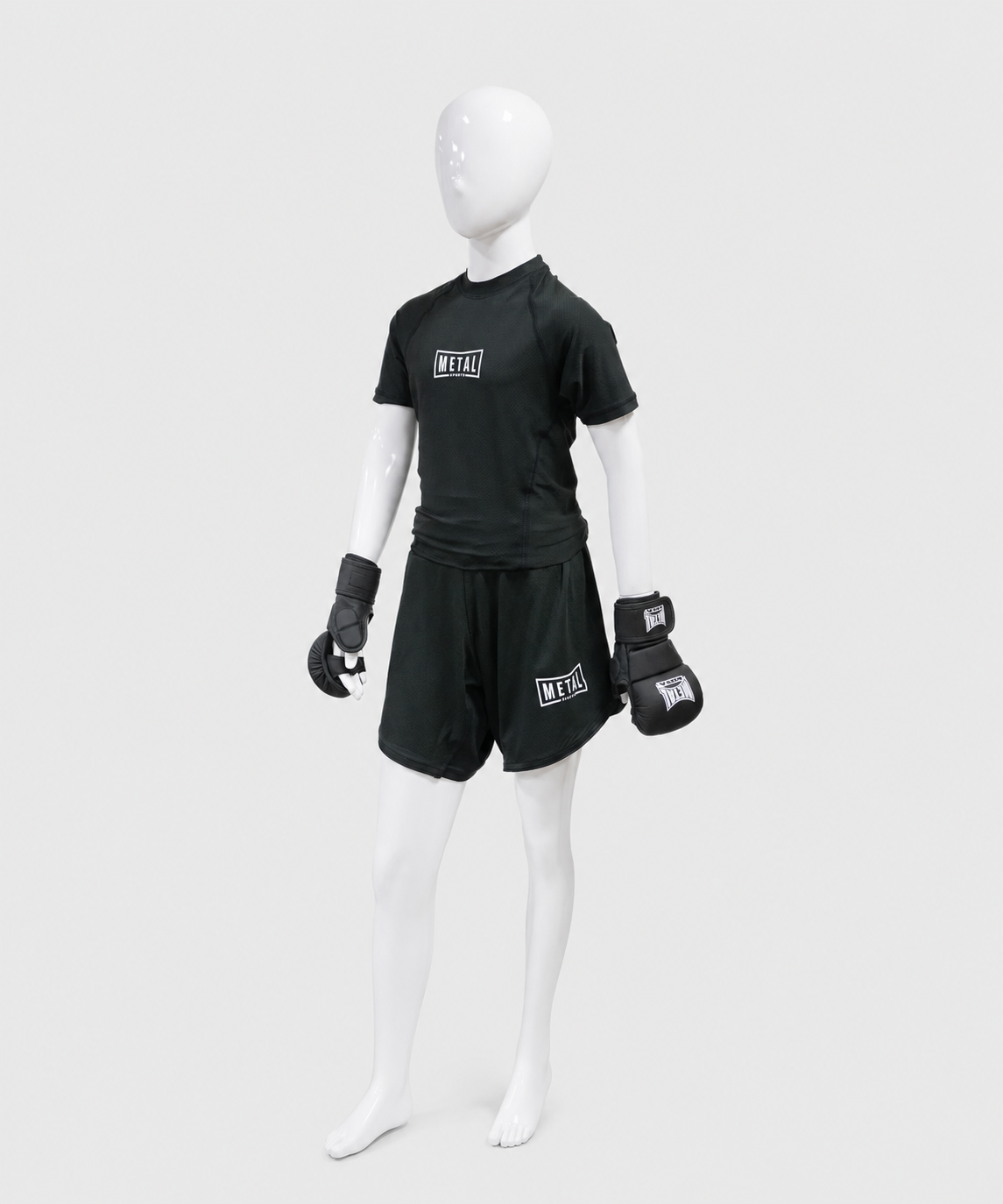 Metal Boxe Kids Rashguard - Black
