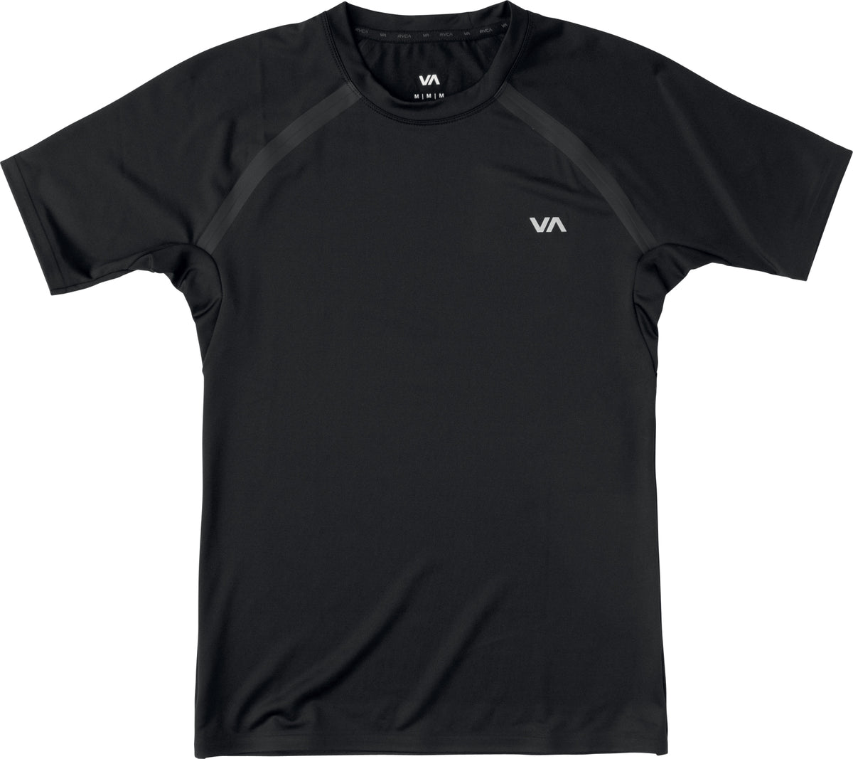 T-shirt de compression RVCA - Manches Courtes - Noir
