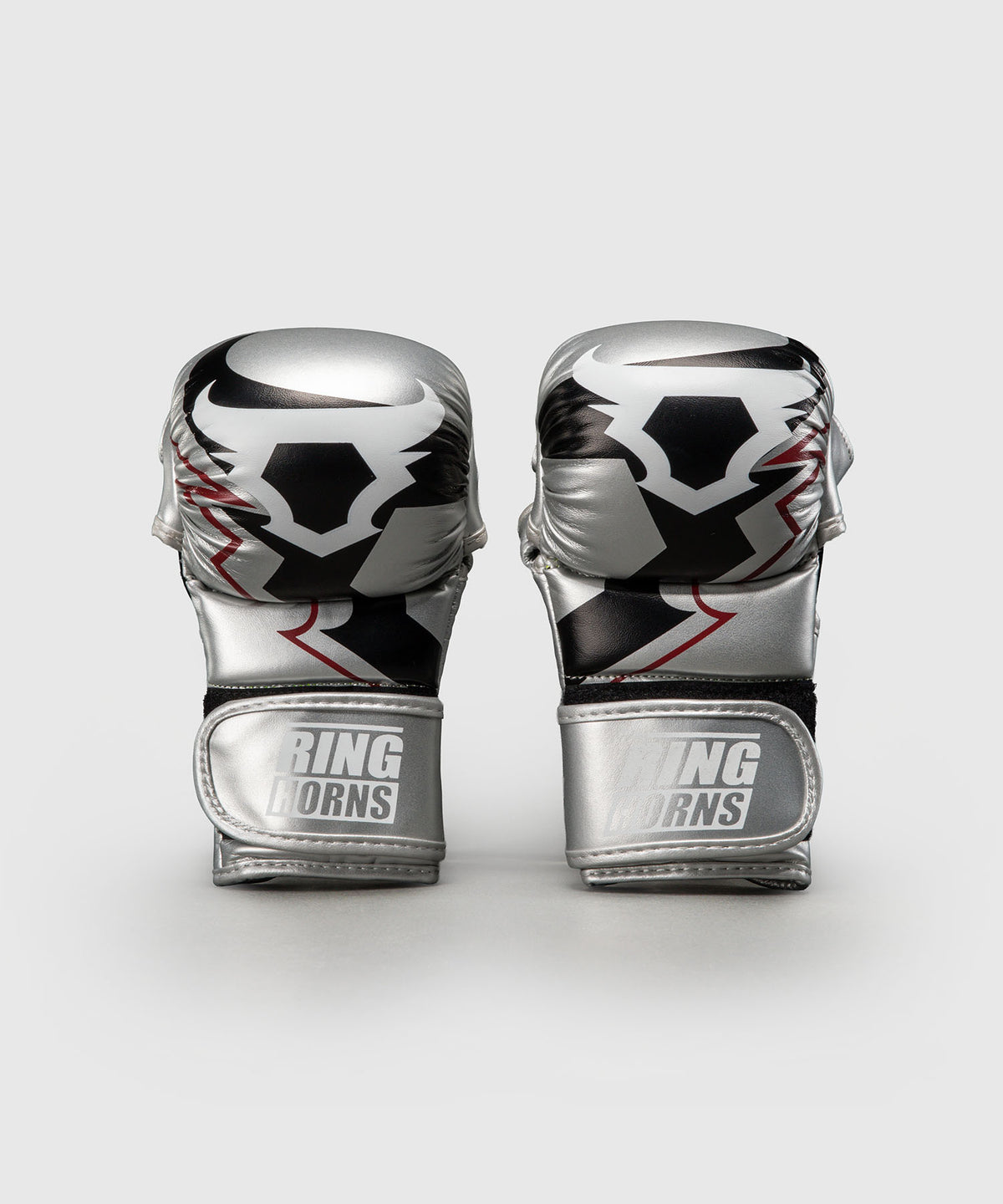 Ringhorns Charger by Venum MMA Sparring Gloves - Silver/Black