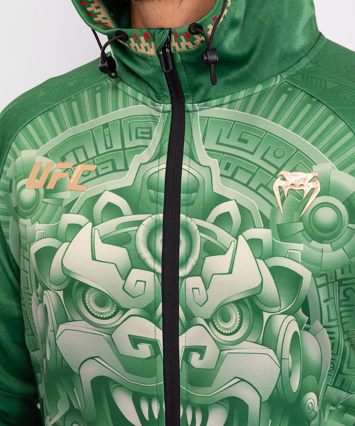 Men’s Noche UFC 2.0 By Venum Green Authentic Fight Night Walkout Hoodie