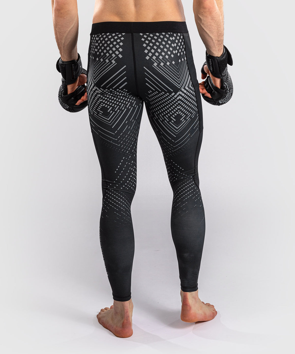Venum Midnight Fury Spats – Negro/Gris/Plata
