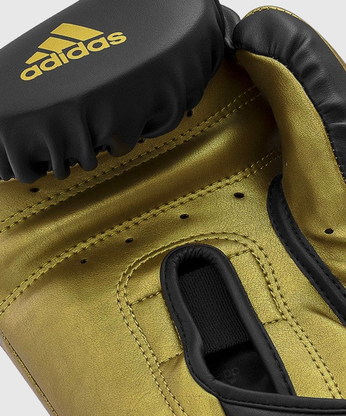 Adidas Tilt 350V Pro Boxing Gloves - Black/Gold