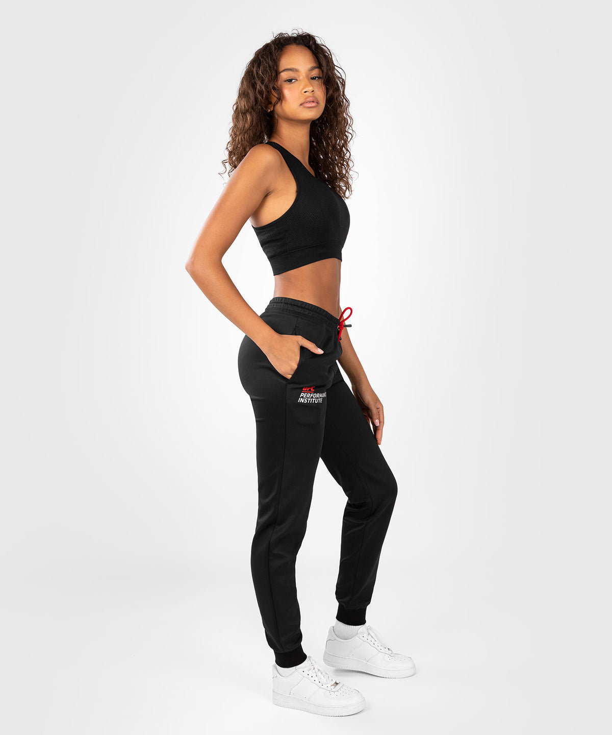 UFC Venum Performance Institute 2.0 Jogginghose für Frauen - Schwarz/Rot