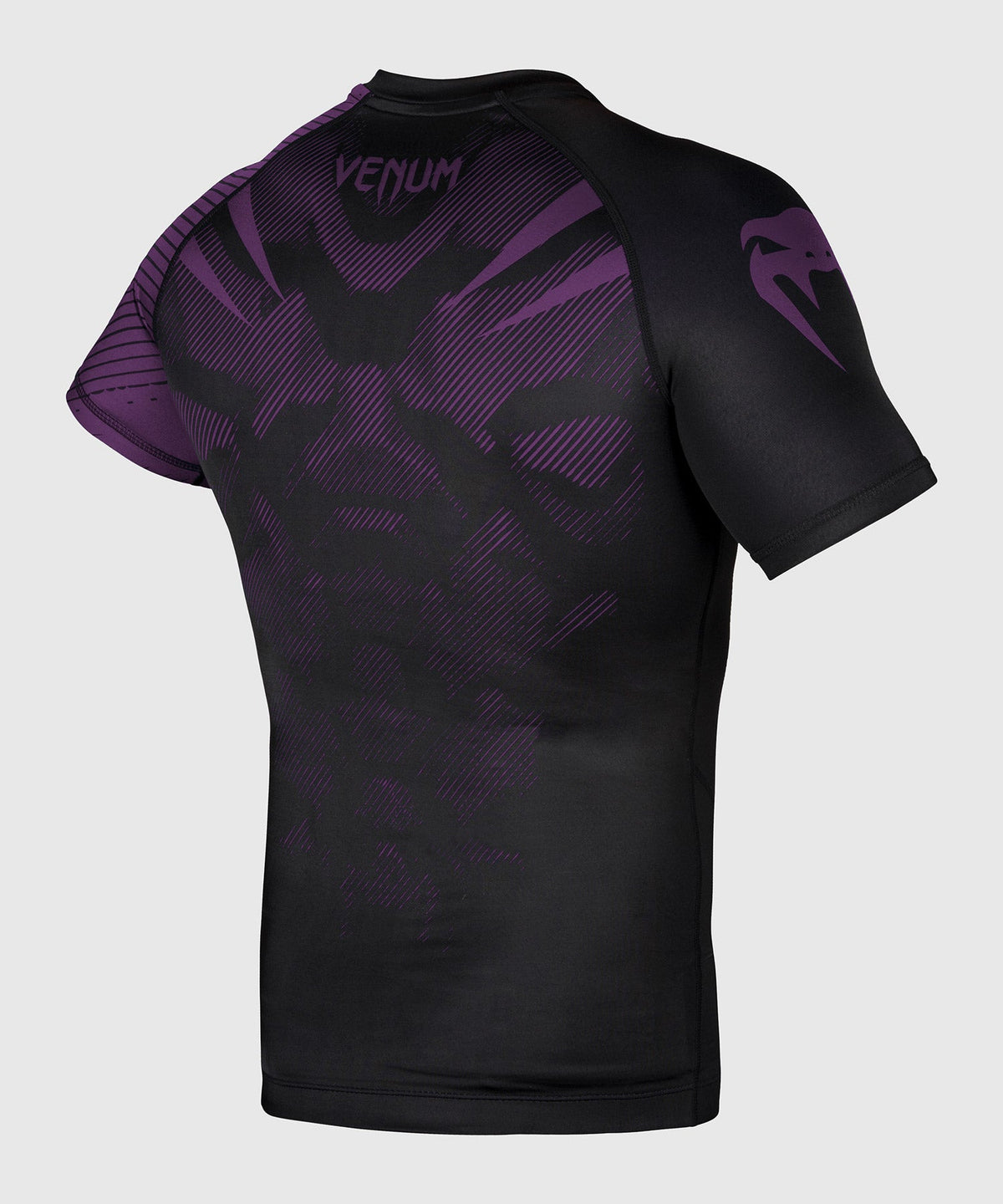 Rashguard Venum NoGi 2.0 - Manches courtes Approuvé IBJJF - Noir/Violet
