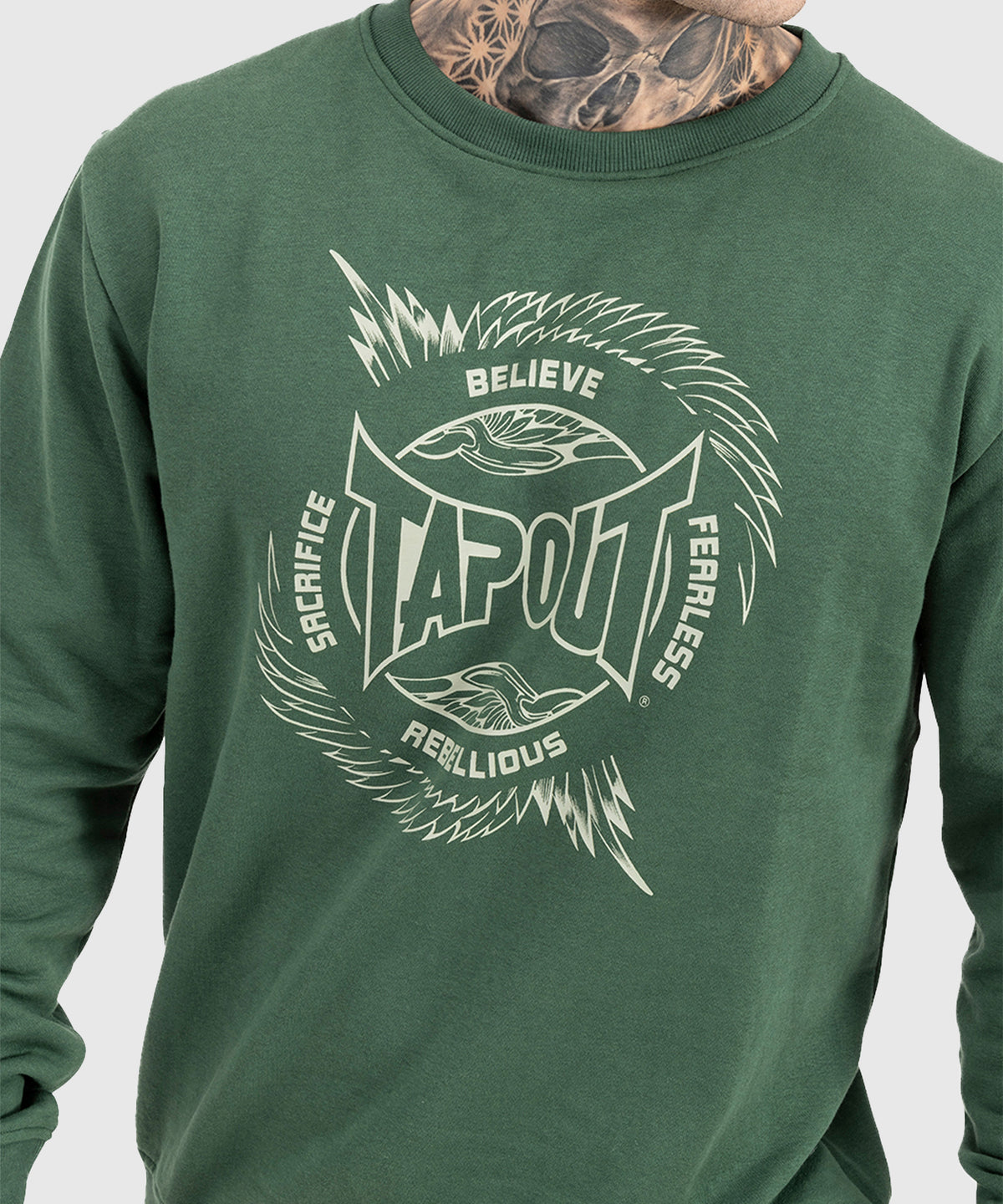 Sweatshirt Tapout Spirit - Vert