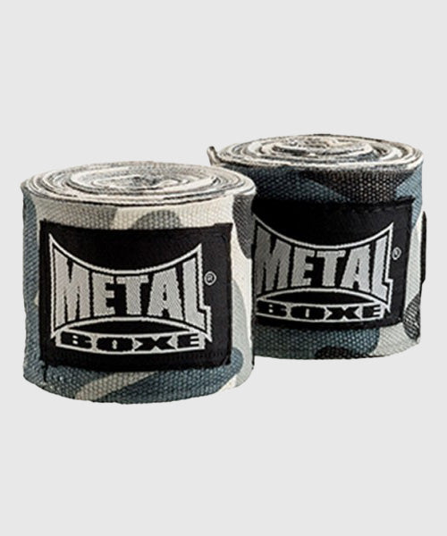 Metal Boxe Boxbandagen 2,5m - Grau Camo