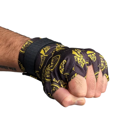 Scramble Boxbandagen Logotype 5,33m (210 Inch) - Schwarz