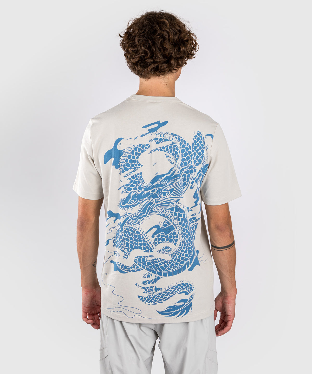 Venum Dragon's Flight Herren T-Shirt - Misty Blue