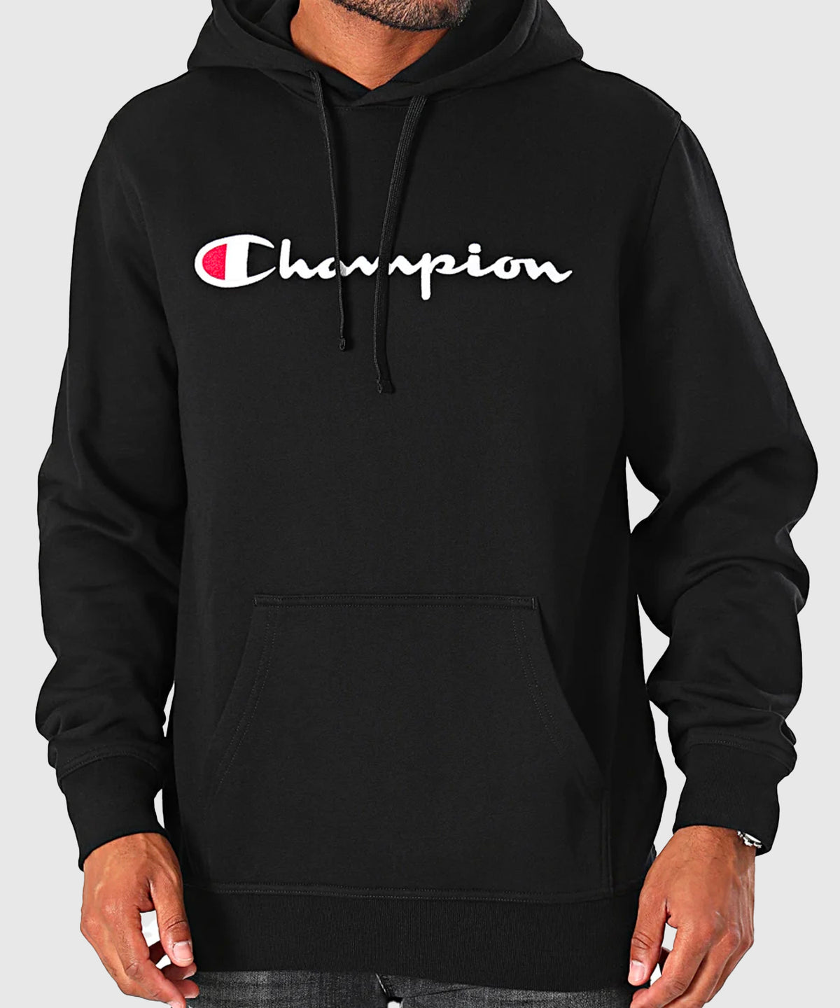 Sweat À Capuche Pour Hommes Champion - Noir