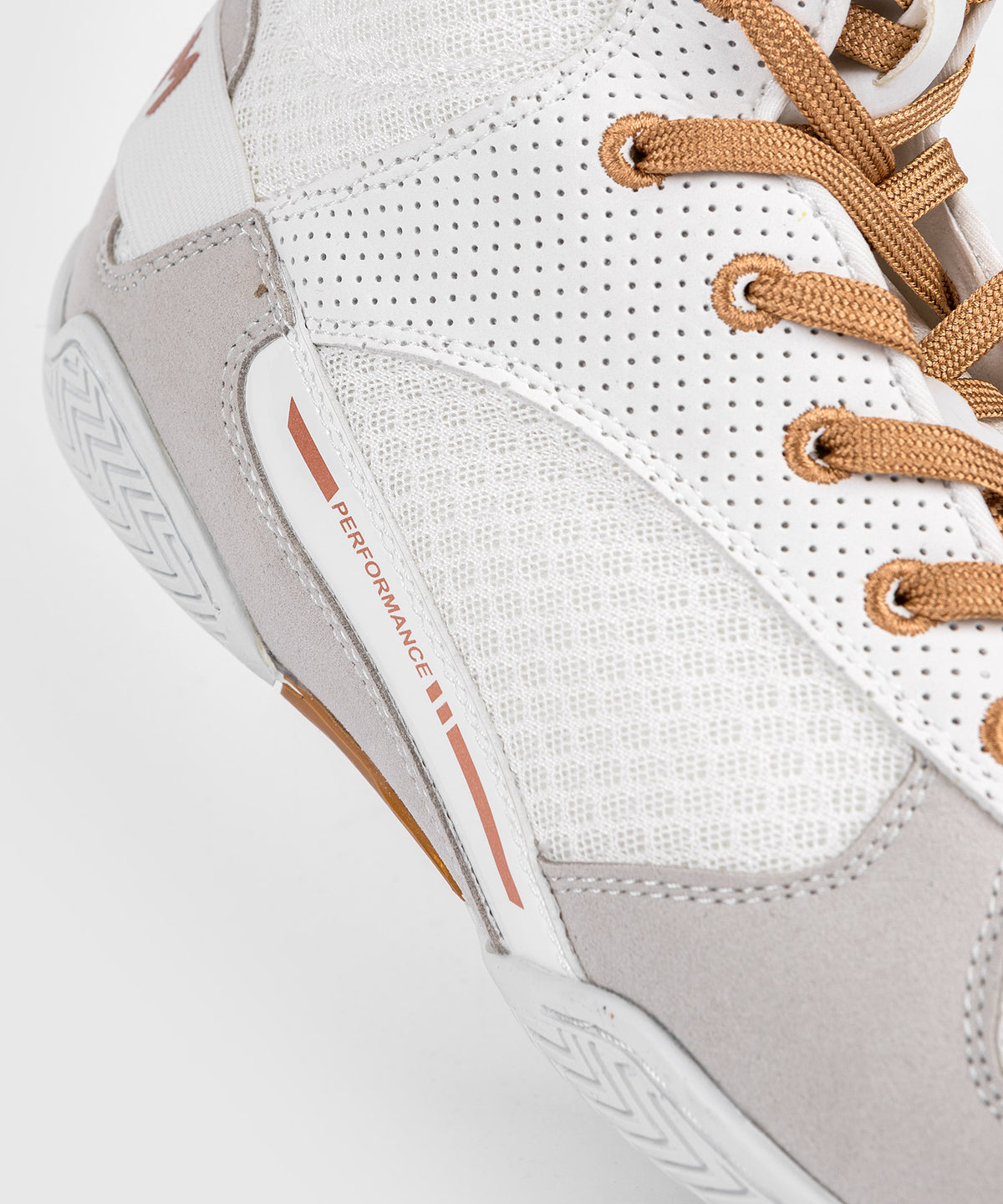 VENUM ELITE MONOGRAMM BOXSCHUHE – WEISS/GOLD