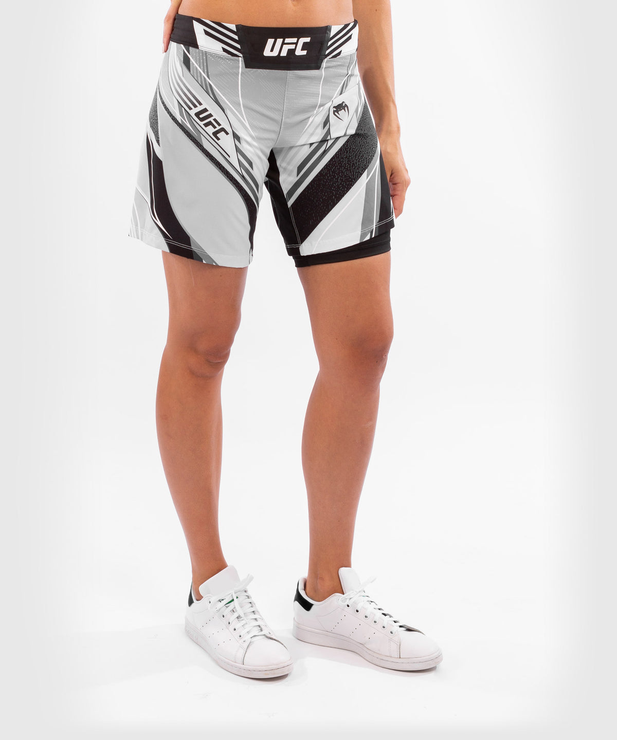 Fightshort Femme UFC Venum Authentic Fight Night - Coupe Longue - Blanc