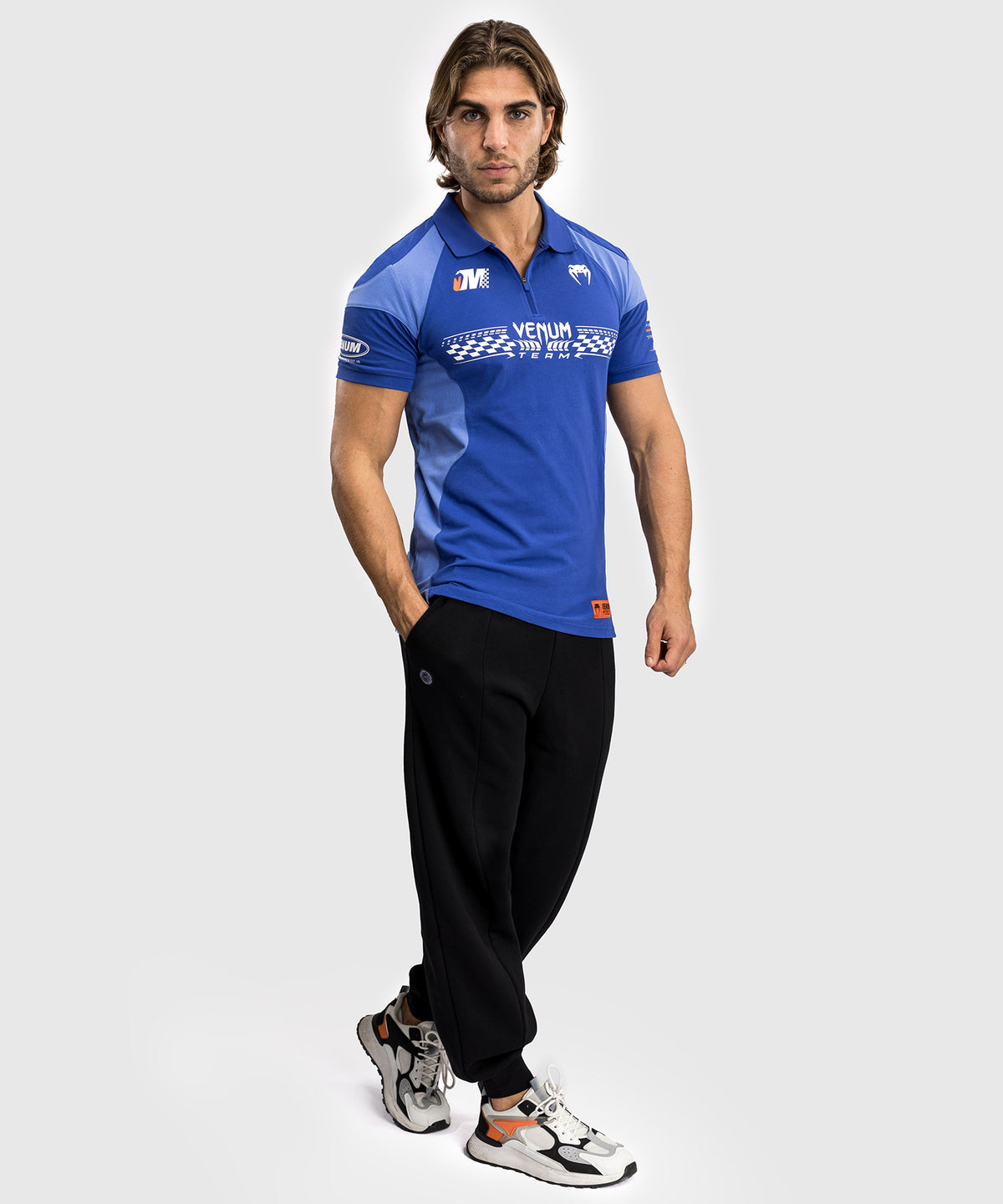 Venum Motorsport Polo de Algodón - Azul Real