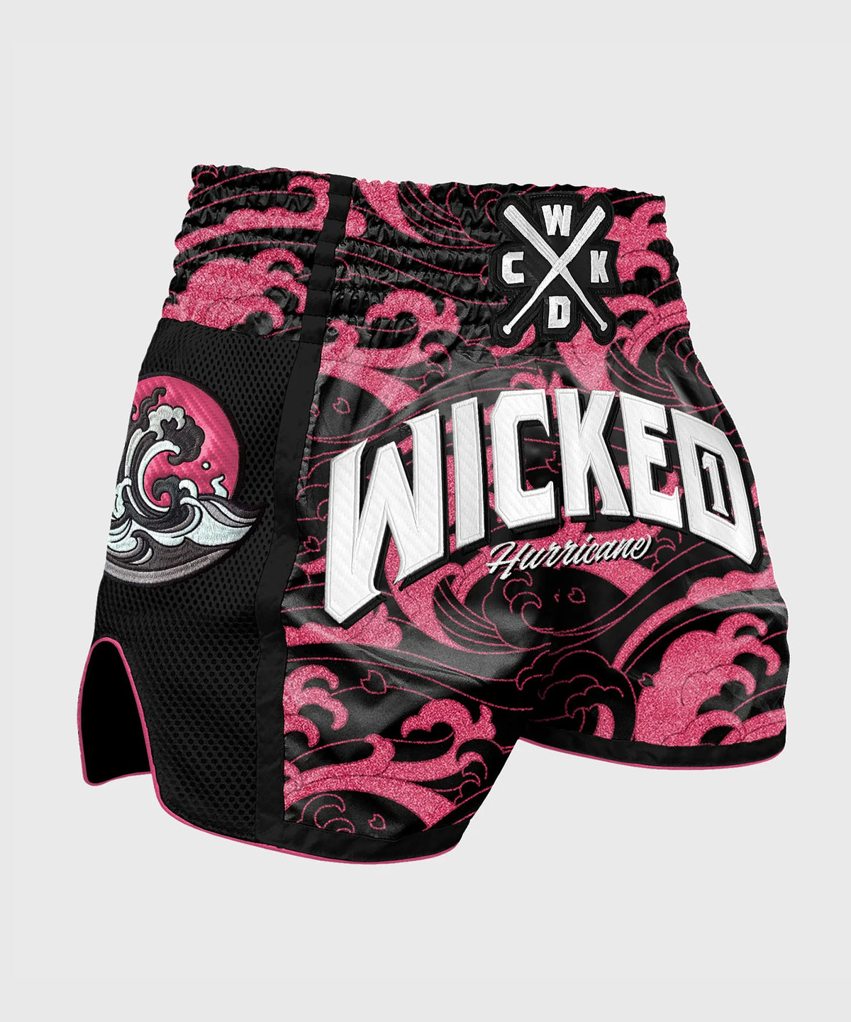 Wicked One Hurricane Muay Thai Shorts - Pink/Black