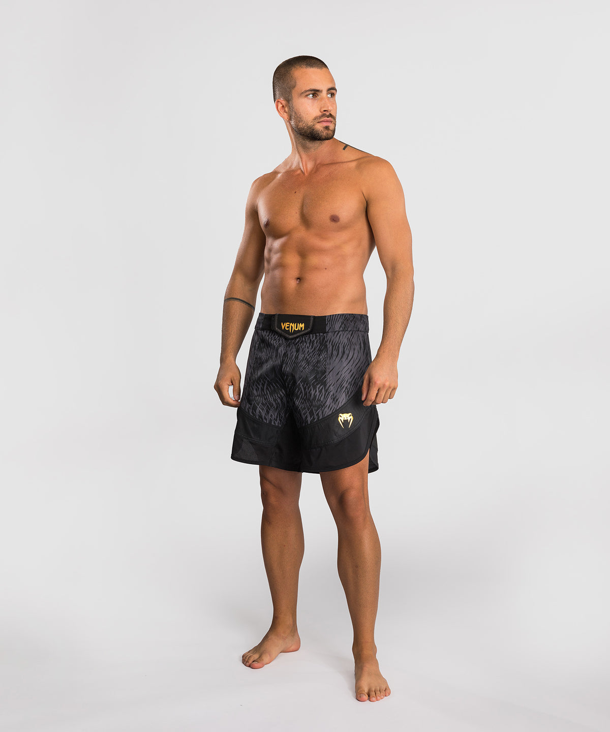 Venum x Chimaev Fightshorts - Schwarz/Grau