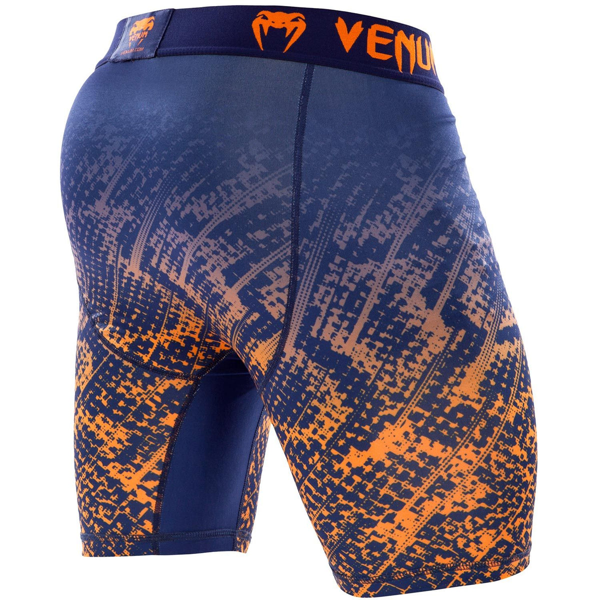 Pantaloncini a compressione Venum Tropical - Blu/Arancione