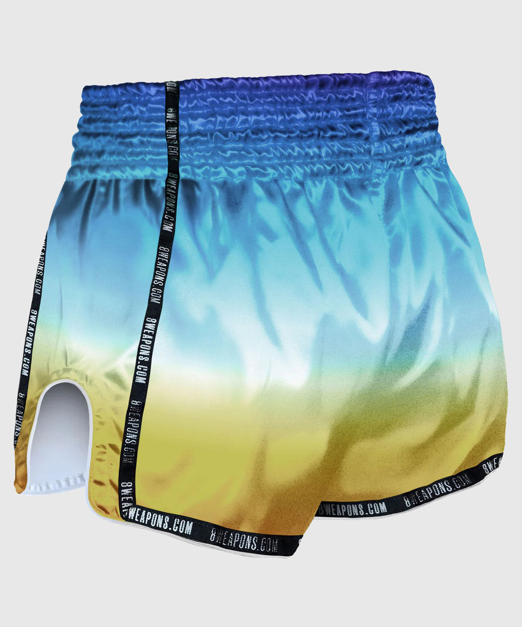 8 Weapons Vivo Sunrise Pantaloncini da Muay Thai - Blu