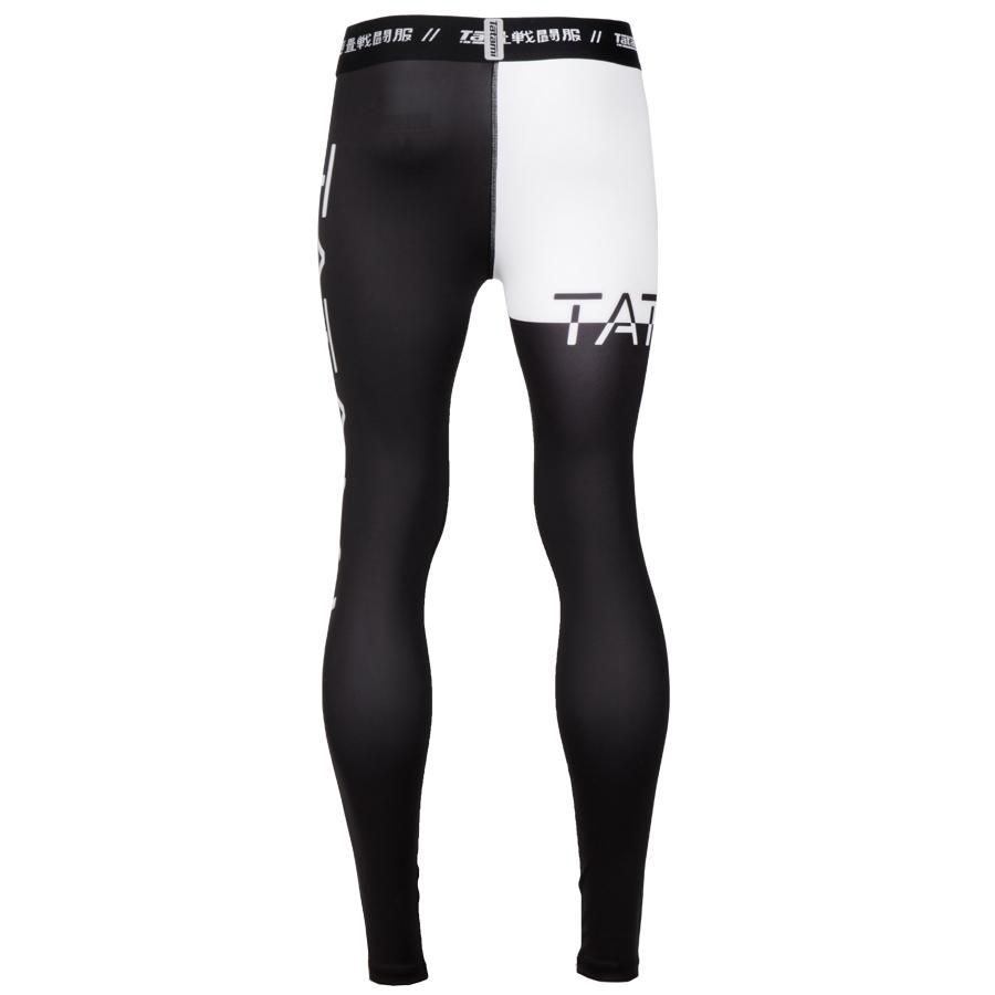 Pantalon de Compression Tatami Fightwear 50/50 - Noir/Blanc