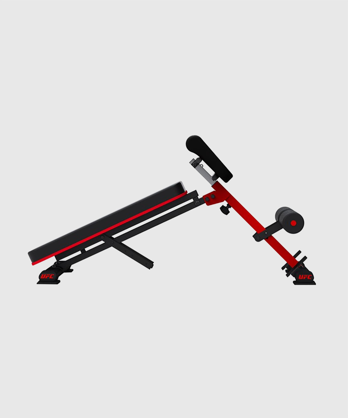 Banc de Extensión Abdominal – Negro/Rojo