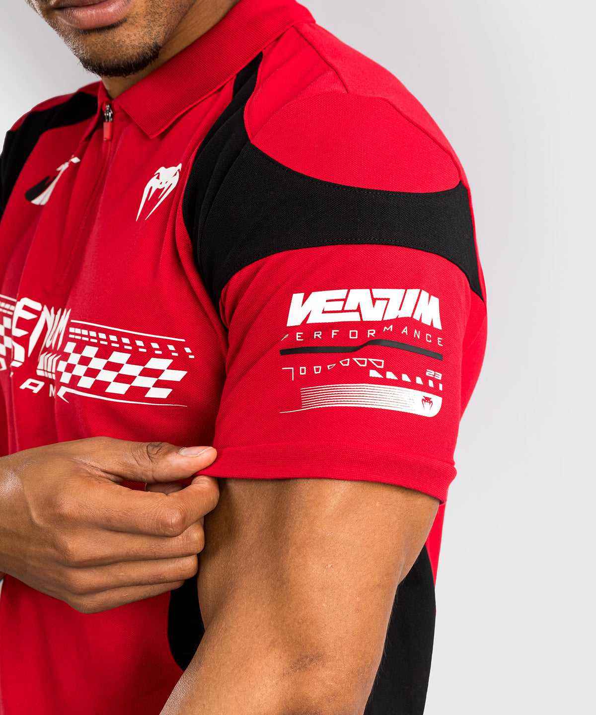 Venum Motorsport Baumwoll-Polo - Rennrot