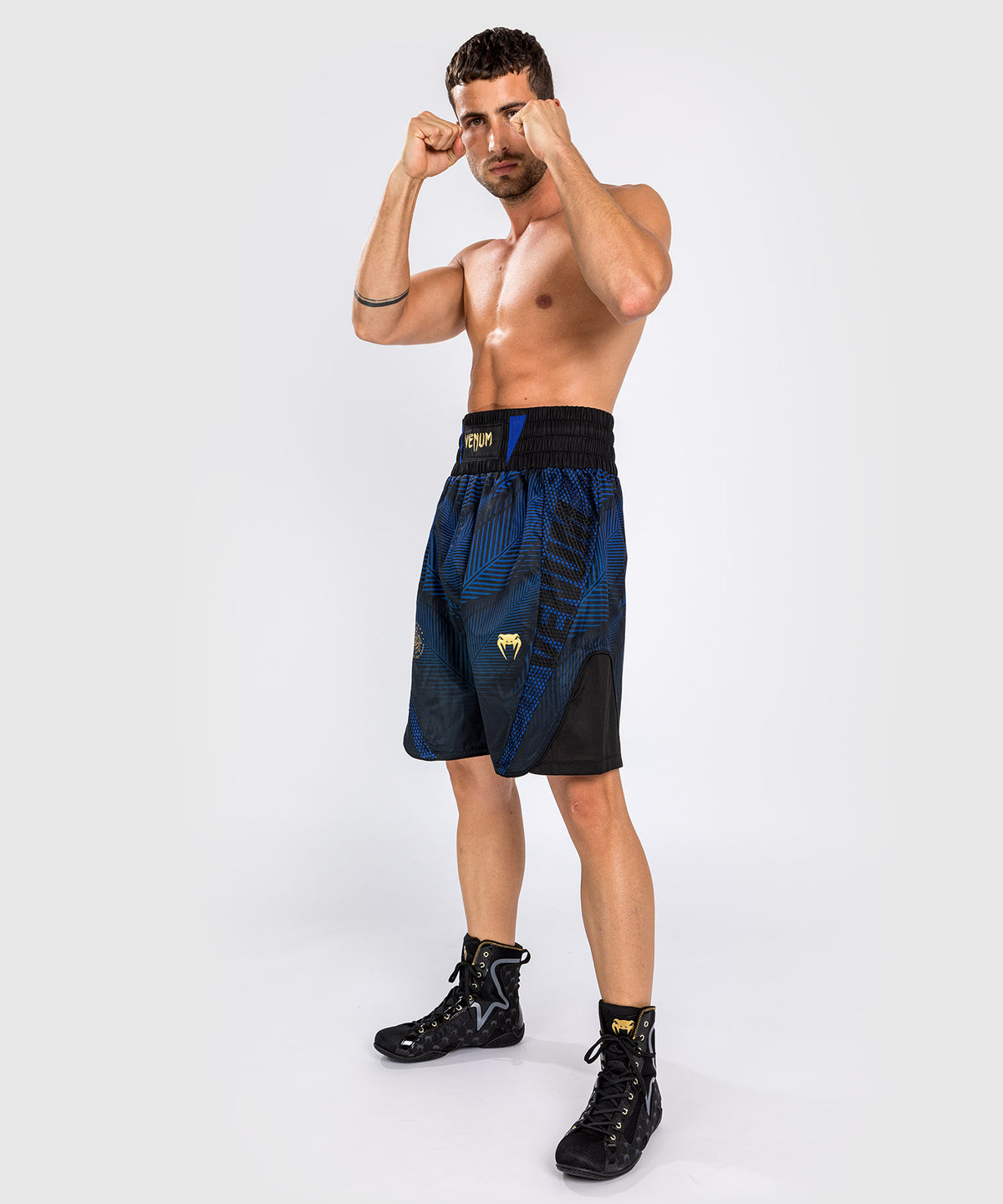 Venum Phantom Loma Short de Boxeo - Negro/Azul