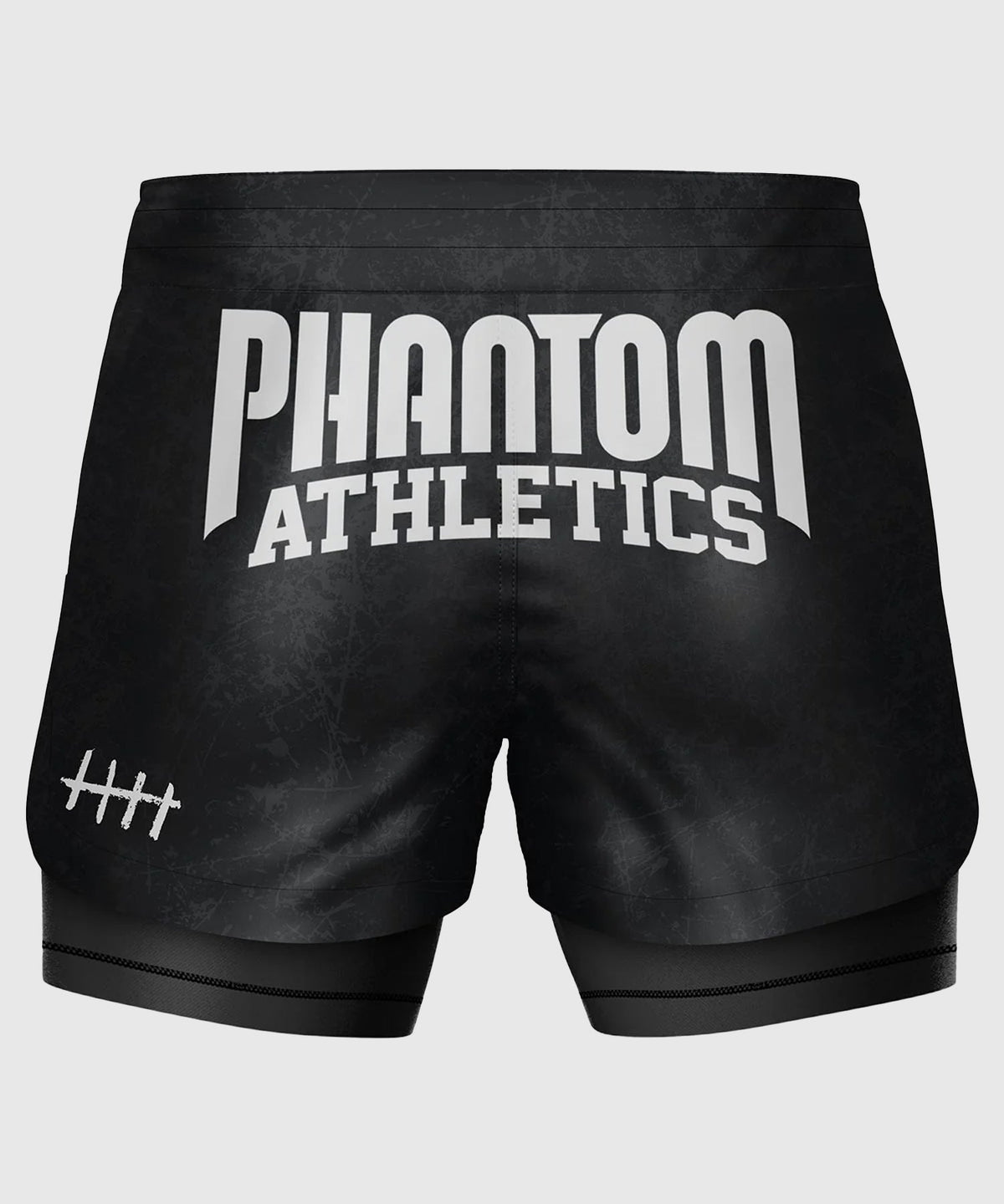 Phantom Athletics Fusion 2In1 Serious Fight Shorts - Black