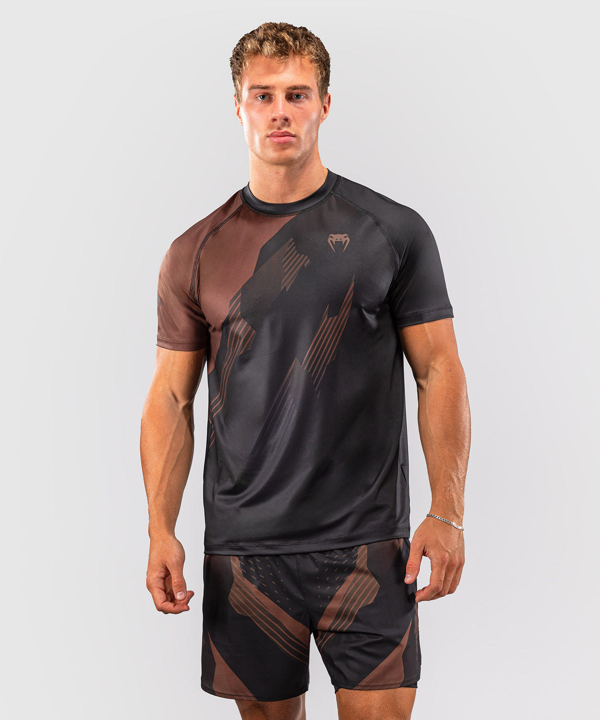 Venum No-Gi 6.0 Dry-Tech T-Shirt Schwarz/Braun