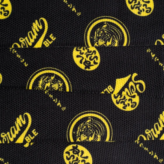 Scramble Boxbandagen Logotype 5,33m (210 Inch) - Schwarz