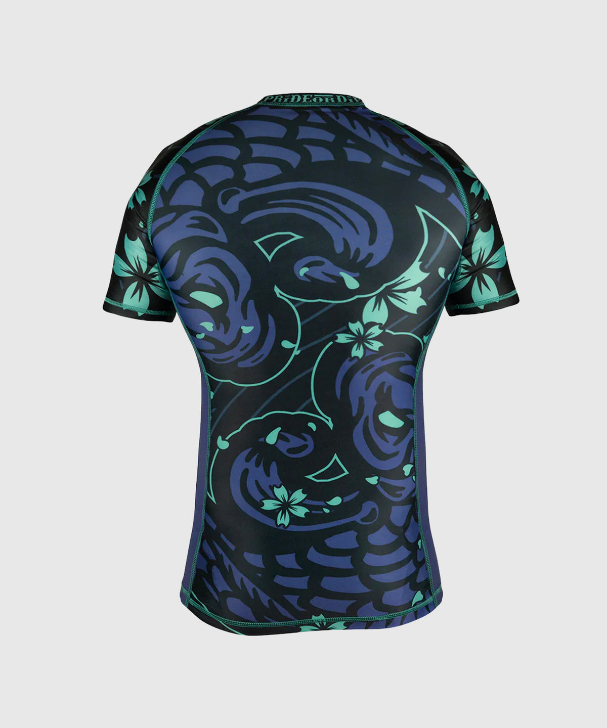 Pride Or Die Survival Of The Fittest Rashguard a Maniche Corte - Nero