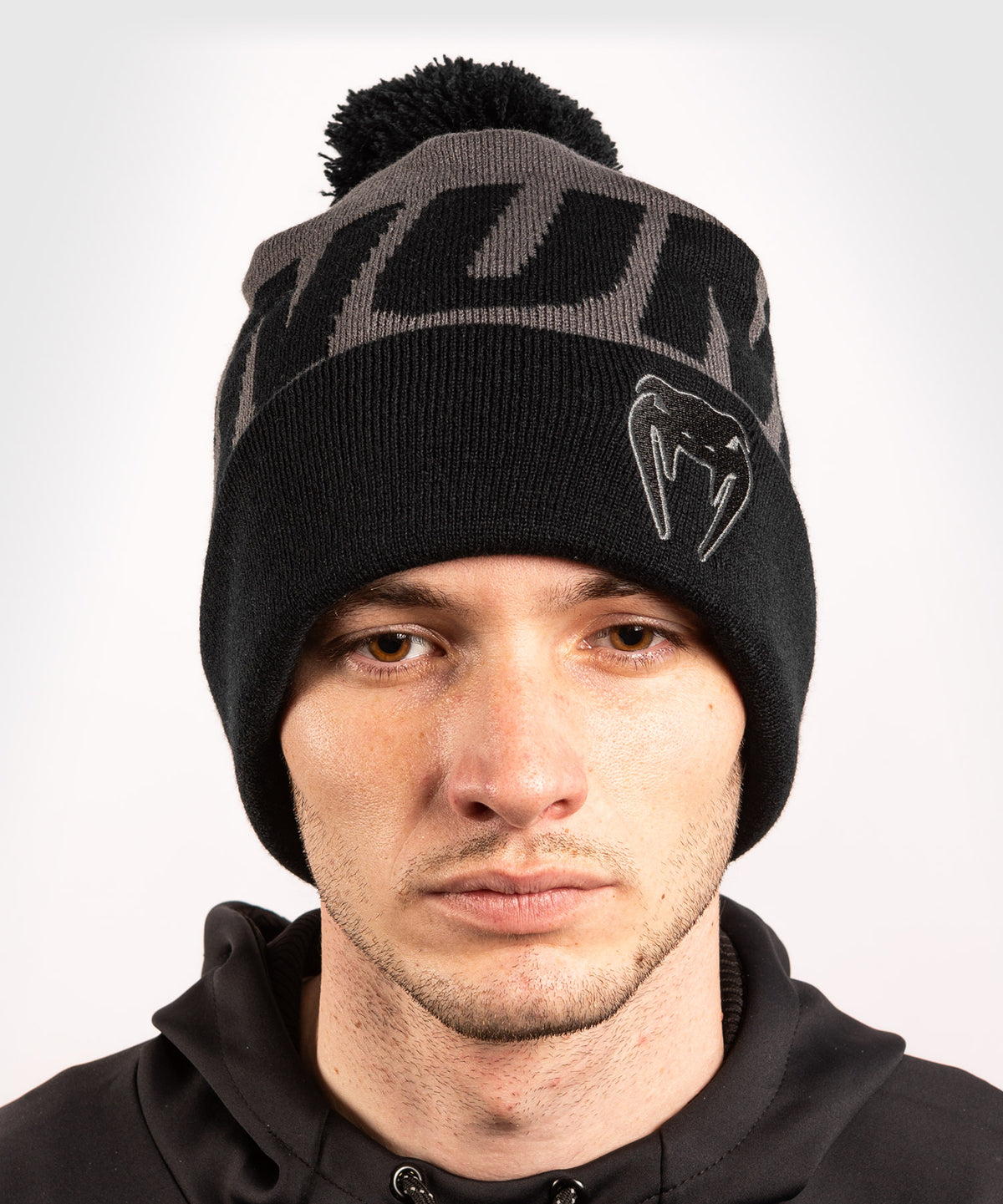 Gorro Venum Elite con pompón - Gris/Negro