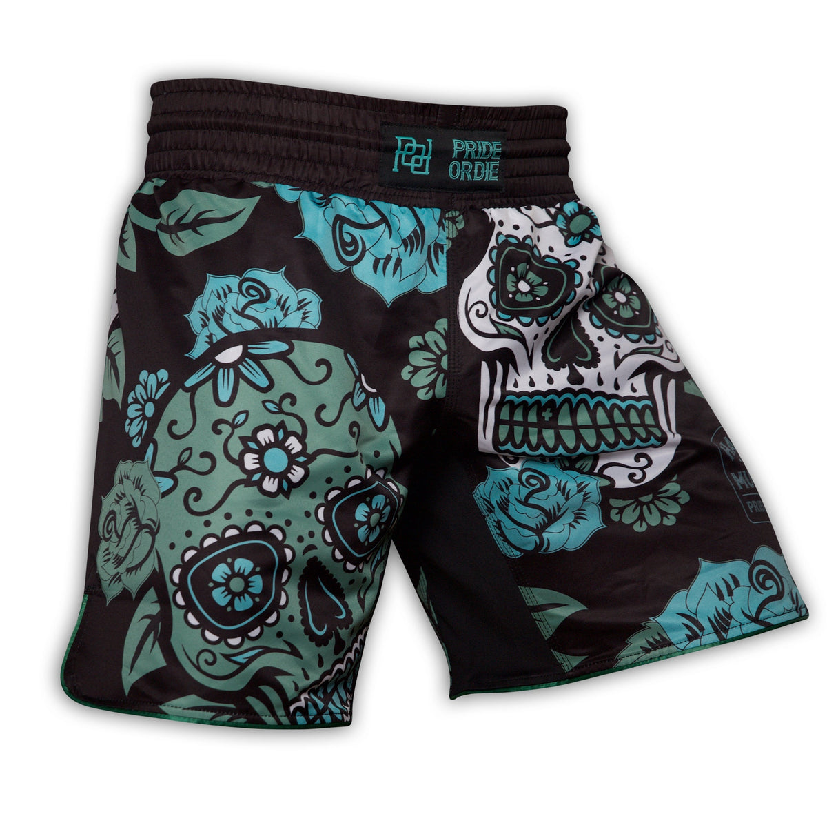 Pride Or Die Hasta La Muerte Fight Shorts - Black
