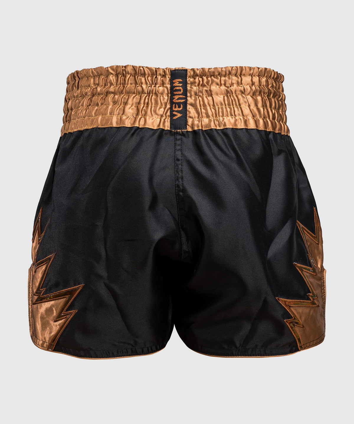 Venum Inferno Pantalones cortos de Muay Thai - Negro/Bronce