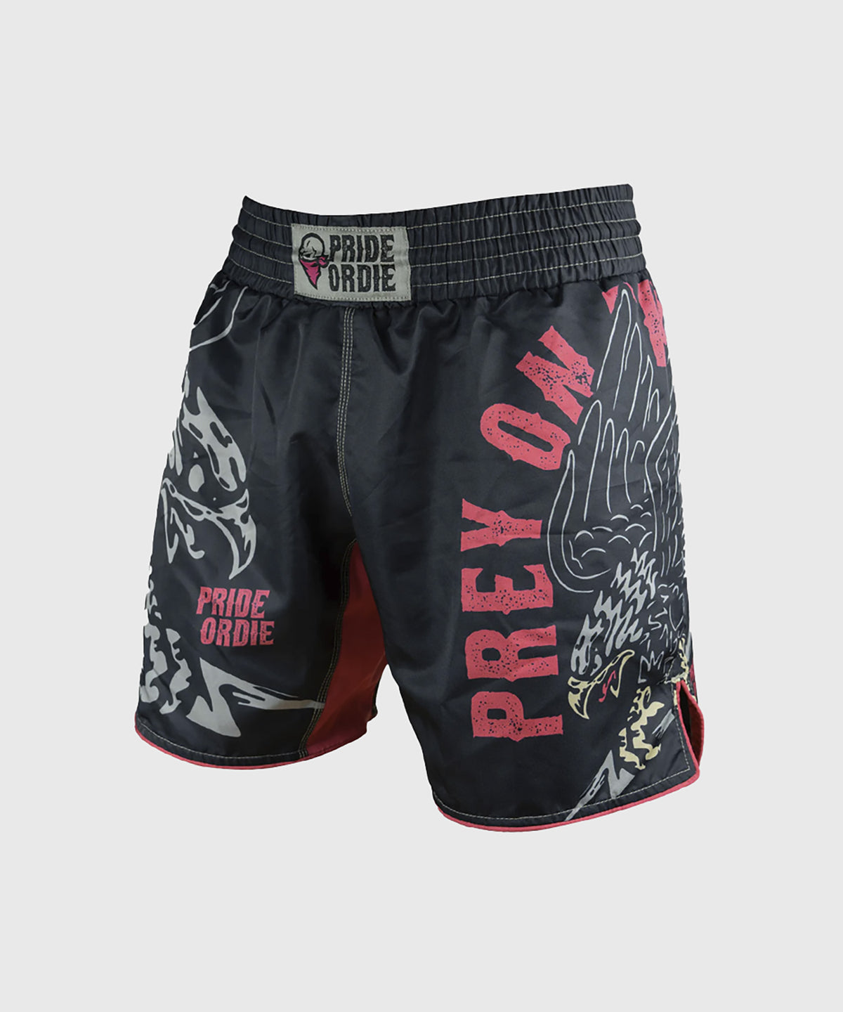 Pride Or Die Prey On The Strong Fightshorts - Nero