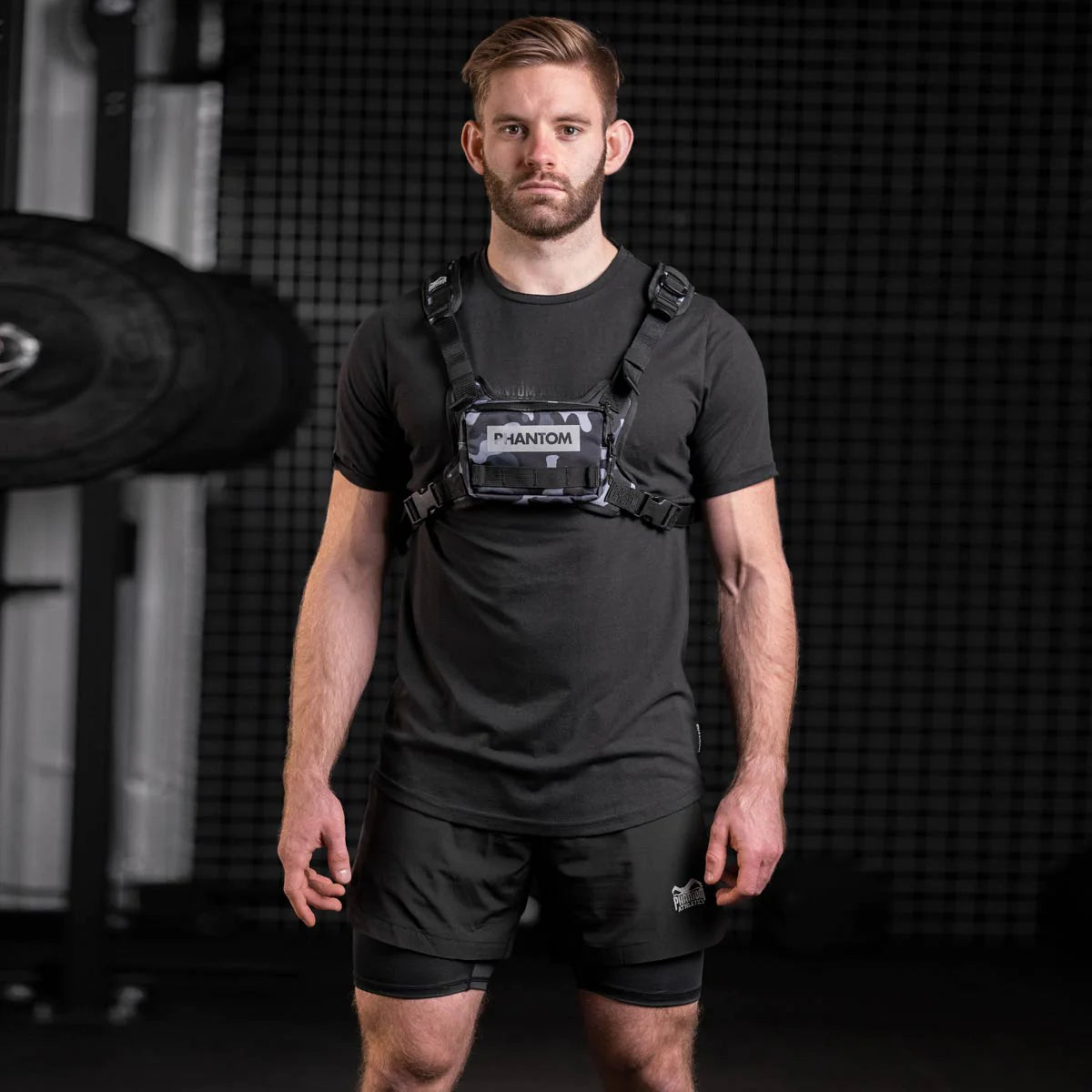 Phantom Athletics Laser 2 en 1 Pantalones Cortos de Entrenamiento - Negro