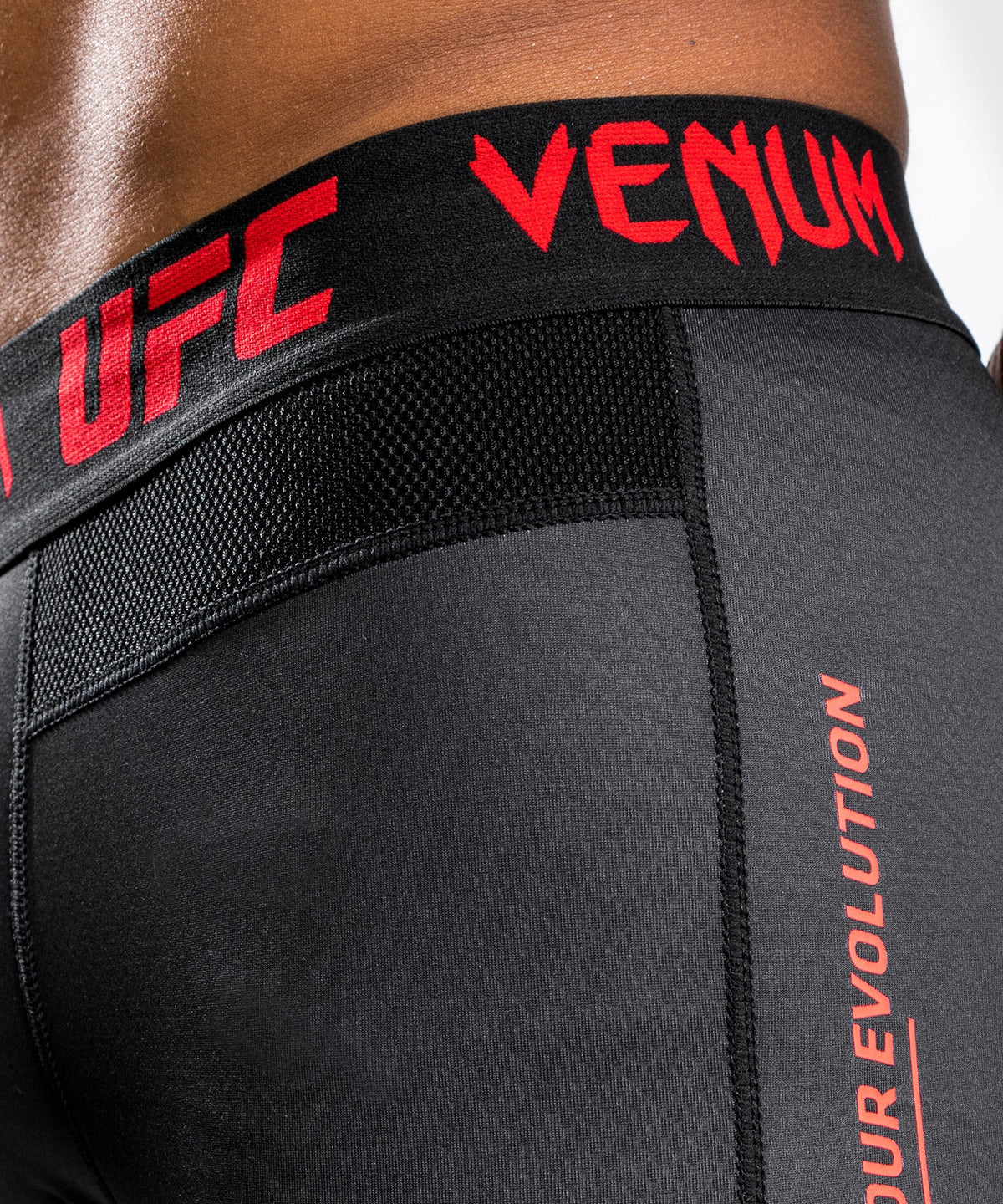 Pantalon de Compression UFC Venum Performance Institute - Noir/Rouge
