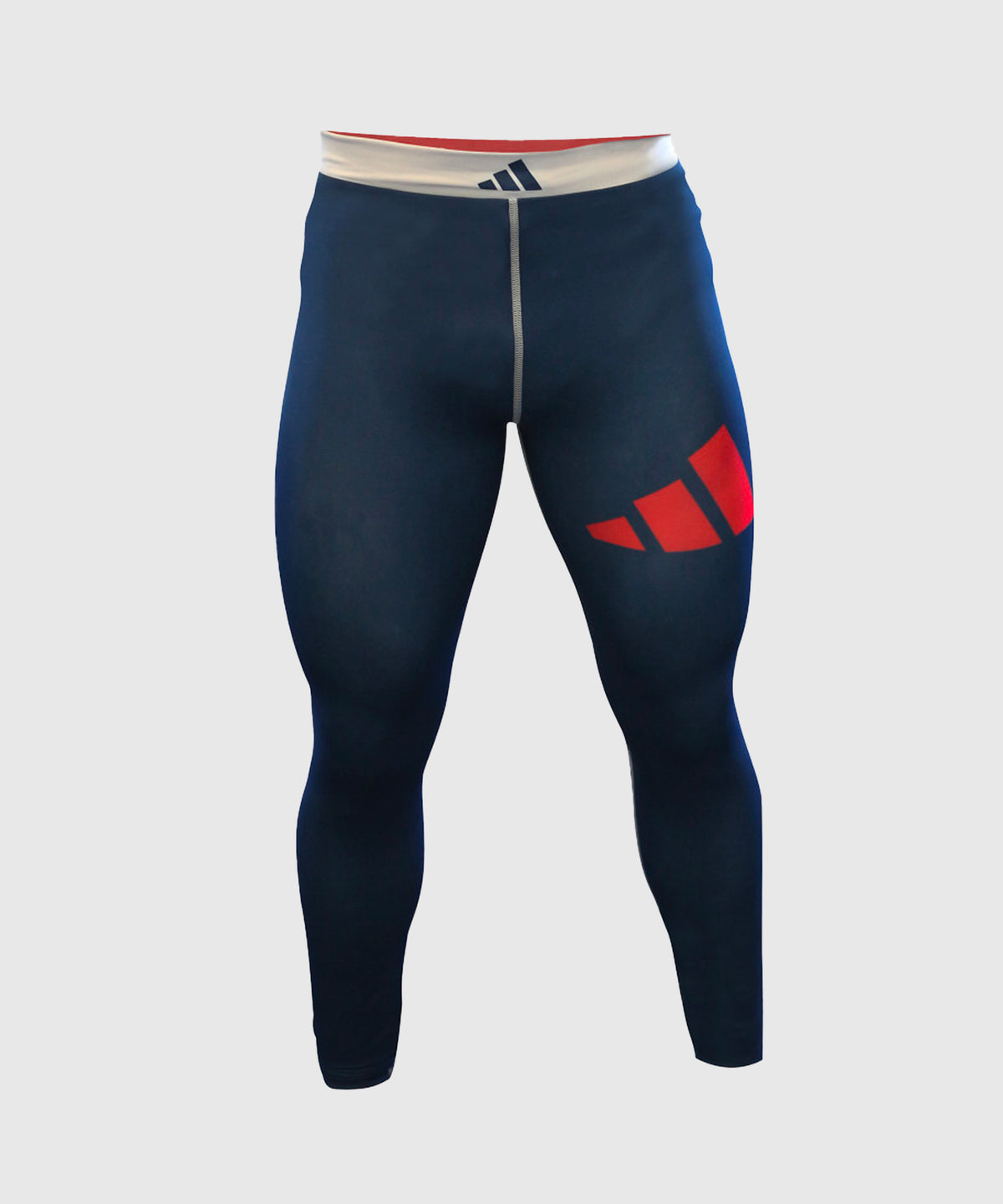 Adidas Pantaloni a Compressione - Blu Marino