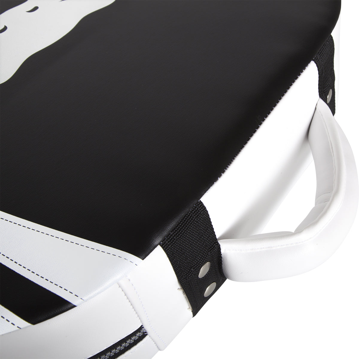 Venum Absolute Square Kick Shield - Skintex Leder - Schwarz/Ice