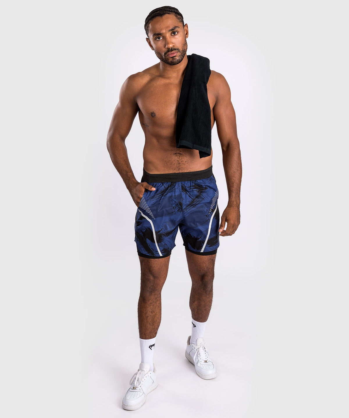 Venum Electron 3.0 Pantalón corto de entrenamiento - Azul marino