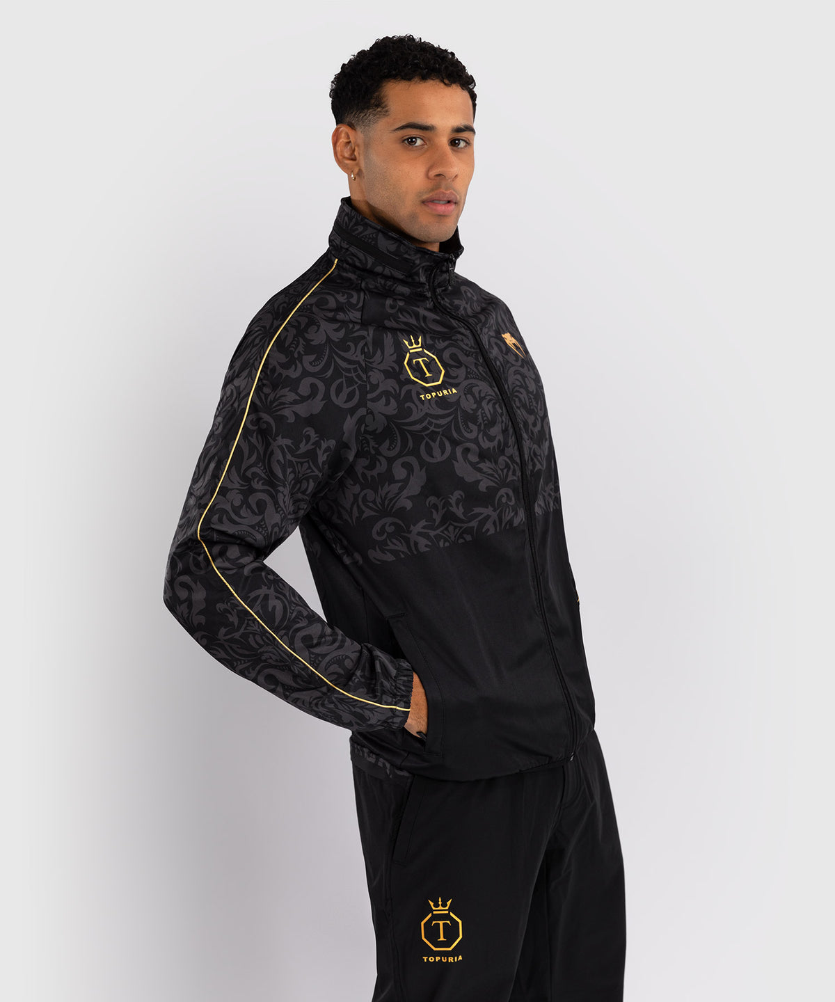 Venum x Topuria Unmatched Edition Track Jacket - Schwarz/Gold