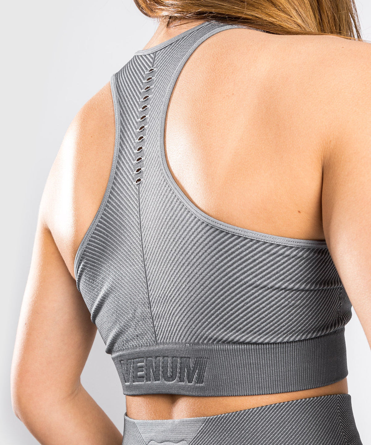 Brassière de Sport Venum Sparring Seamless - Pour Femmes - Gris Foncé