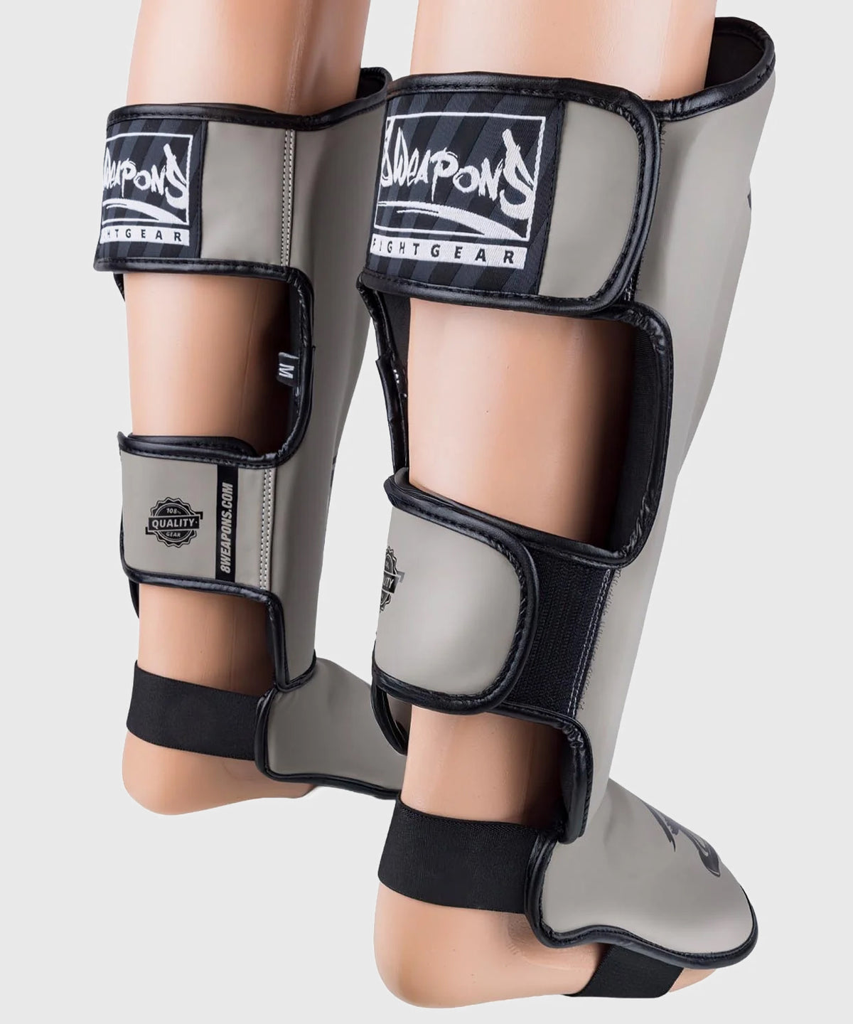 8 Weapons Unlimited 2.0 Shin Guards - Sand/Black