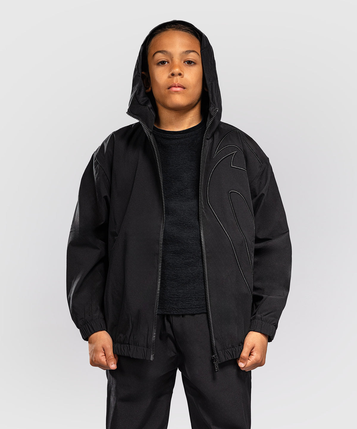Venum Giant 3D Trainingsjacke für Kinder – Schwarz