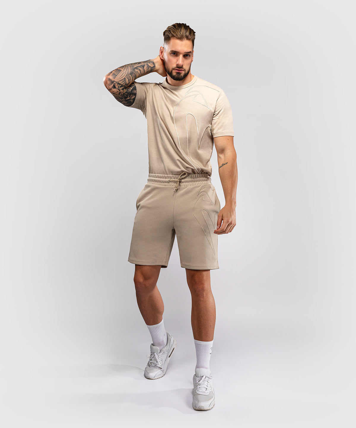 Venum Giant 3D Cotton Shorts - Beige