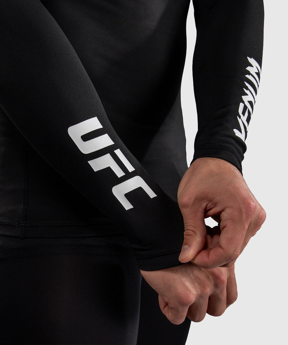 Rashguard à Manches Longues Technique pour Homme Venum UFC Unity by Venum Authentic Fight Week - Noir